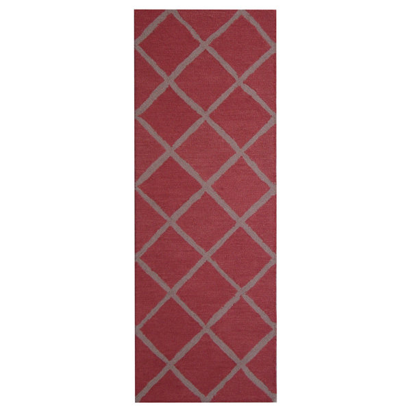 Herat Oriental Hand Tufted Wool Pink Area Rug Wayfair